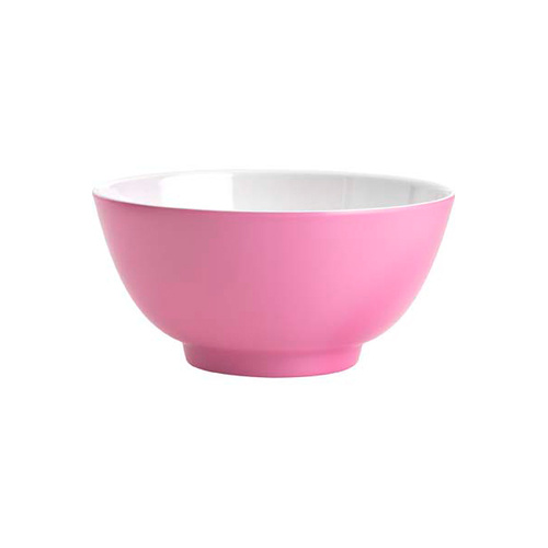 Jab Gelato - Pink/White Melamine Cereal Bowl 150mm (Box of 6)