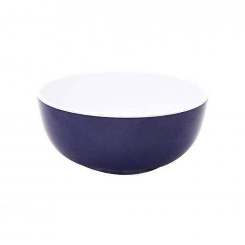 Jab Gelato - Navy Blue/White Melamine Round Bowl 150x60mm (Box of 6)