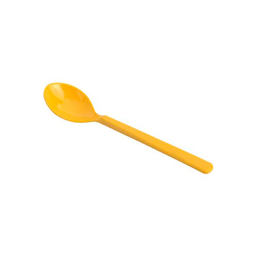 Jab Gelato - Yellow Melamine Teaspoon 140mm  (Box of 12)