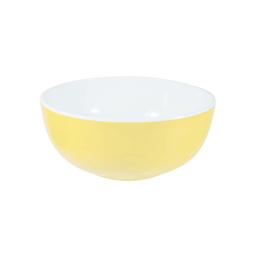 Jab Sorbet - Lemon Melamine Round Bowl 150x60mm (Box of 6)