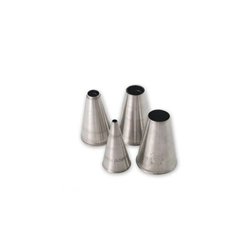 Piping / Decorating Tube Set Plain 10 Piece Set 18/10 Stainless Steel 