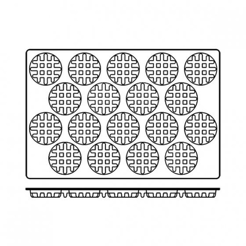 Waffle 18 Cups 90x24mm / 107ml 