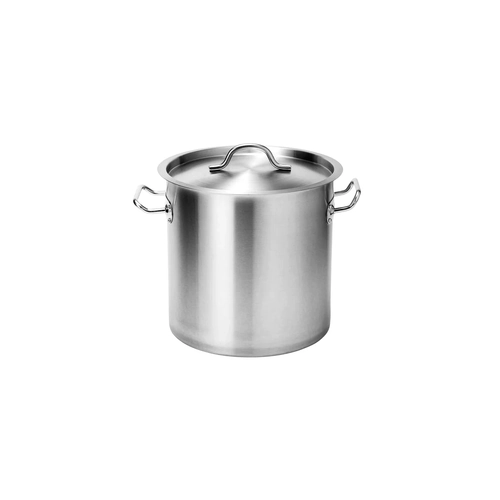 Force Stock Pot With Lid 250x250mm Stainless Steel Tri-Ply 12Lt