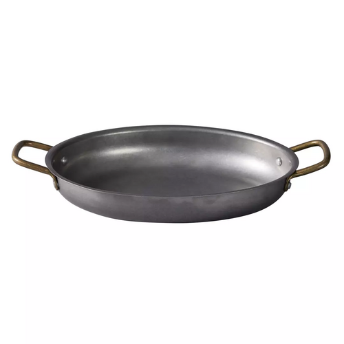 Moda Vintage Serving Oval Dish Stainless Steel 315×225×45mm