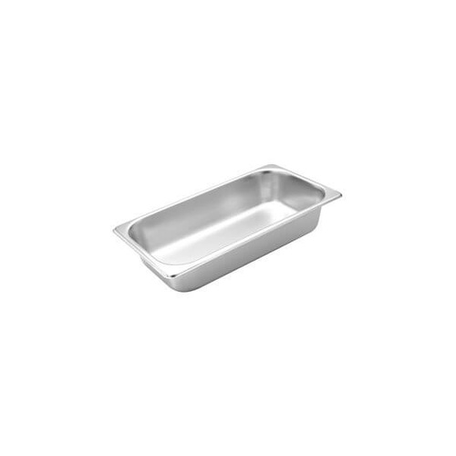 Trenton Standard Gastronorm Steam Pans 1/3 Size 325x175x100mm / 4.30Lt Stainless Steel (Box of 6)