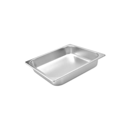 Trenton Standard Gastronorm Steam Pans 2/3 Size 353x325x100mm / 9.50Lt Stainless Steel (Box of 6)