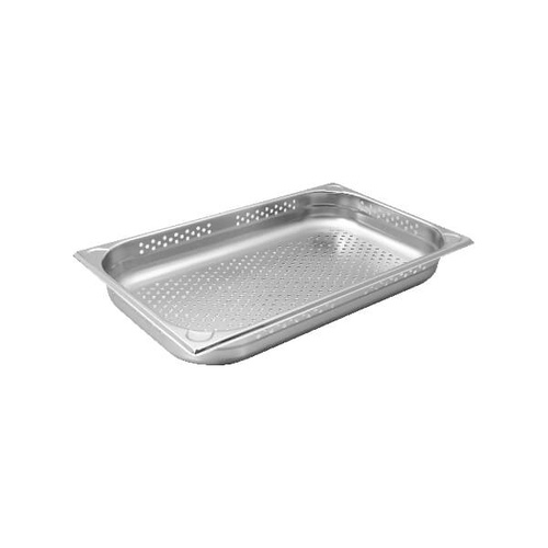 Caterchef 1/1 Size - Perforated - Perforated Bottom And Sides 530x325x65mm - 18/8 Stainless Steel