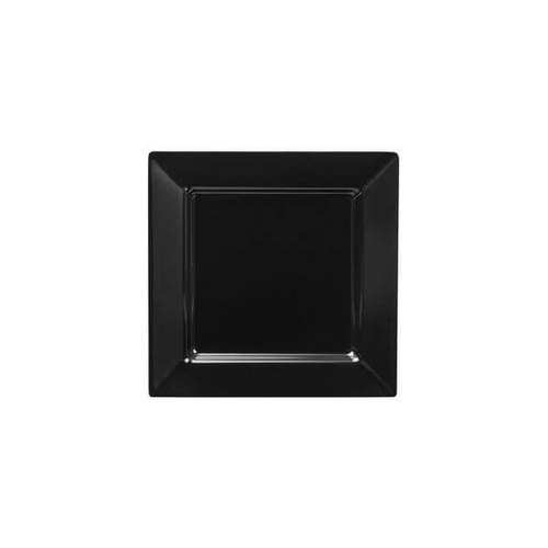 Ryner Melamine Serving Platters Square Platter 255x255mm Black (Box of 6)