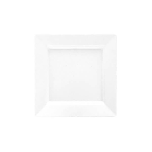 Ryner Melamine Serving Platters Square Platter 400x400mm White (Box of 2)