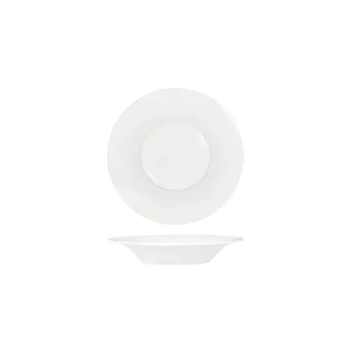 Tablekraft Core White Pasta Plate Angled Flare Rim 210x37mm (Box of 6)