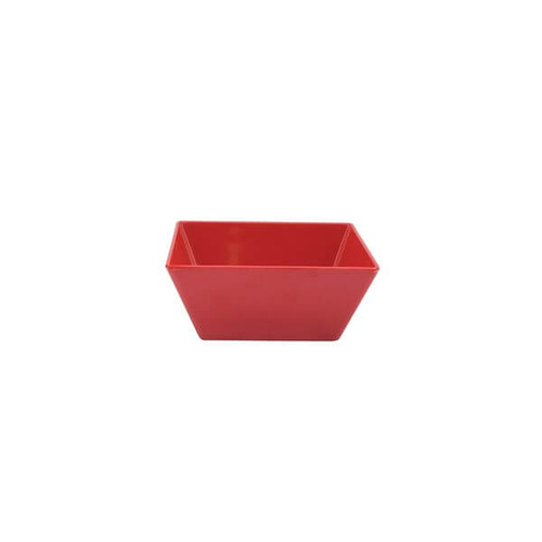 Ryner Melamine Serving Bowls Square Bowl 240x240x100mm Red 