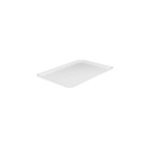 Ryner Melamine Serving Platters Rectangular Coupe Platter 205x140mm White