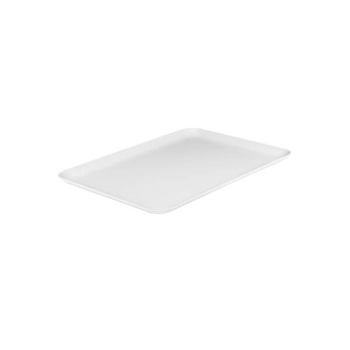 Ryner Melamine Serving Platters Rectangular Coupe Platter 395x285mm White 