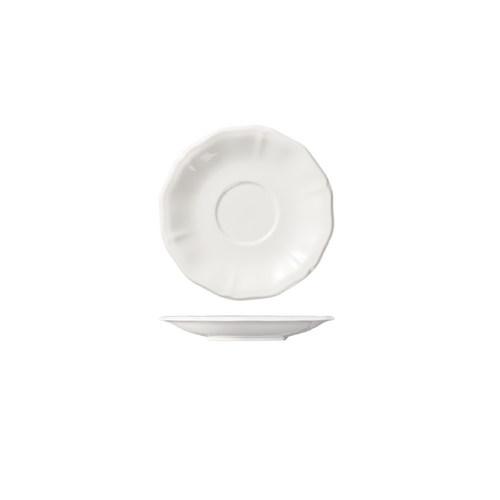 Luzerne Astoria White Saucer 154mm (Box of 6)