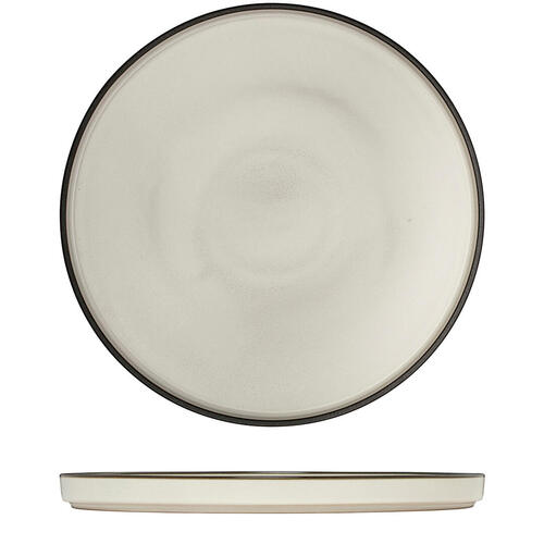Luzerne Mod Dusted White Round Stackable Plate 270mm (Box of 3)