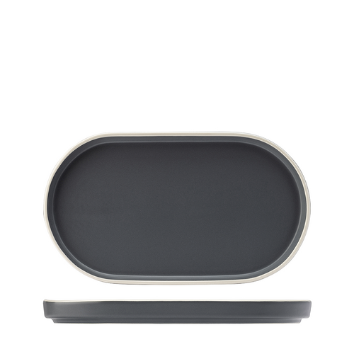 Utopia Forma Platter 310x175mm Charcoal (Box of 6)