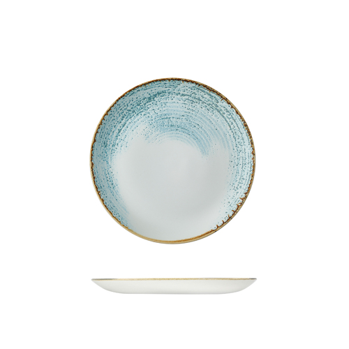 Churchill Accents Aquamarine Round Coupe Plate 260mm (Box of 12)