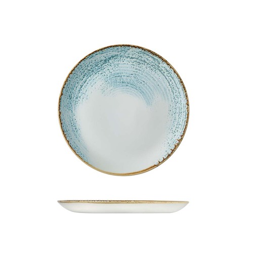 Churchill Accents Aquamarine Round Coupe Plate 288mm (Box of 12)