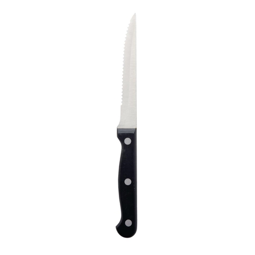 Olympia Steak Knife Black Handle 215mm (Box of 12)