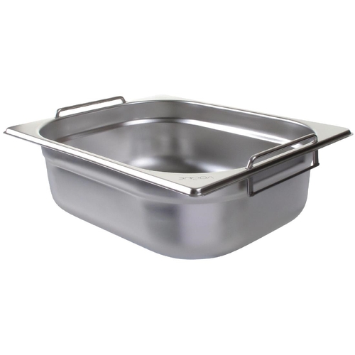 Vogue Stainless Steel 1/2 Gastronorm Tray with Handles 100mm 6.2Ltr