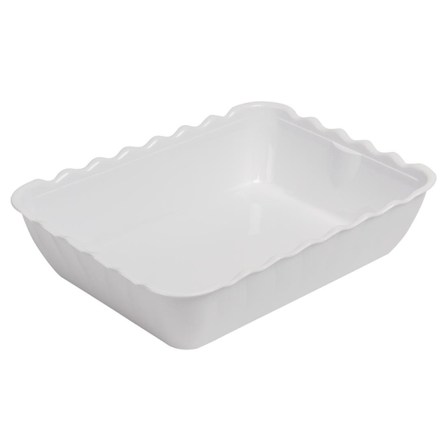 Olympia Kristallon Salad Crock 335x255x85mm/ 4.25L White