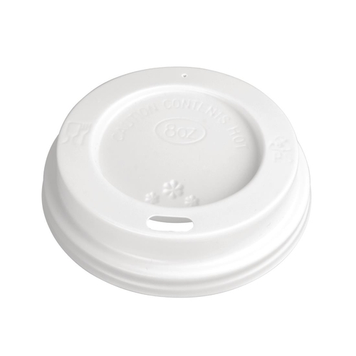 Lids for 245ml Fiesta Recyclable Takeaway Coffee Cups (Pack of 1000)