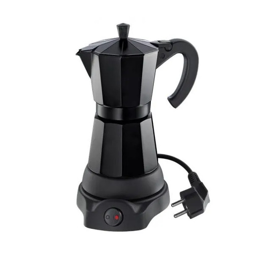 Cilio Classico Electric Coffee Maker Aluminium Black