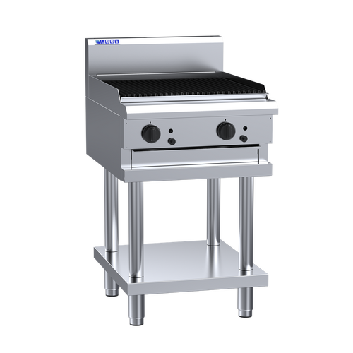 Luus CS-6C - Gas 600mm Chargrill on Leg Stand
