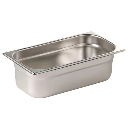 Vogue Stainless Steel 1/3 Gastronorm Tray 150mm 5.7Ltr