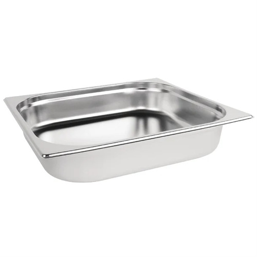 Vogue Stainless Steel 2/3 Gastronorm Tray 65mm 5.5Ltr