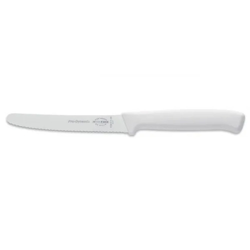 F.Dick Pro-Dynamic Utility Knife Serrated Edge 110mm White B/P (Box of 6)