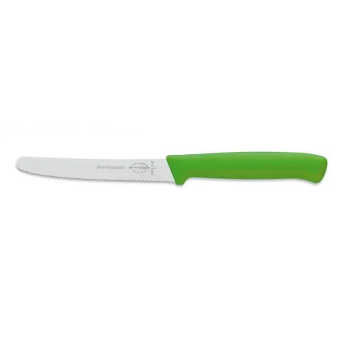 F.Dick Pro-Dynamic Utility Knife Serrated Edge 110mm Apple Green B/P (Box of 6)