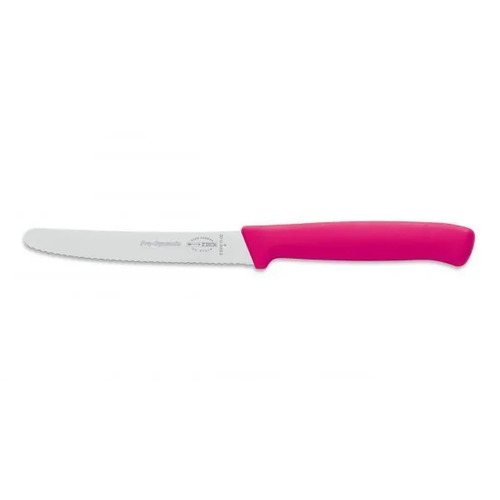 F.Dick Pro-Dynamic Utility Knife Serrated Edge 110mm Pink B/P (Box of 6)