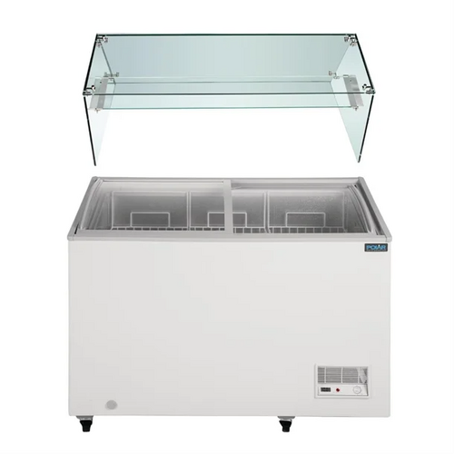 Polar FL992-A G-Series Display Chest Freezer - 270Ltr with Glass Surround