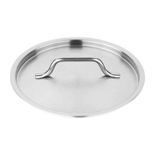 Vogue Stainless Steel Saucepan Lid 180mm