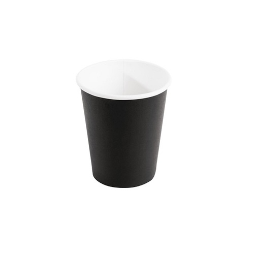 Fiesta Takeaway Coffee Cups Single Wall Black 225ml / 8oz (Box of 1000)