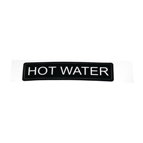 Olympia Airpot Hot Water Label