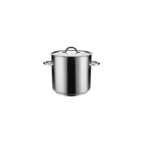 Pujadas Stockpot With Cover 240x240mm / 10.0Lt 18/10 Stainless Steel 