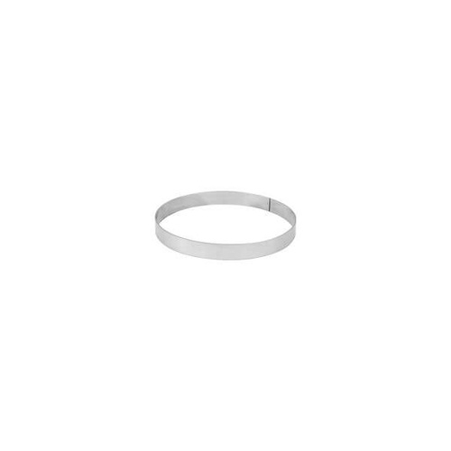 Tart Ring 200x20mm 18/8 Stainless Steel 