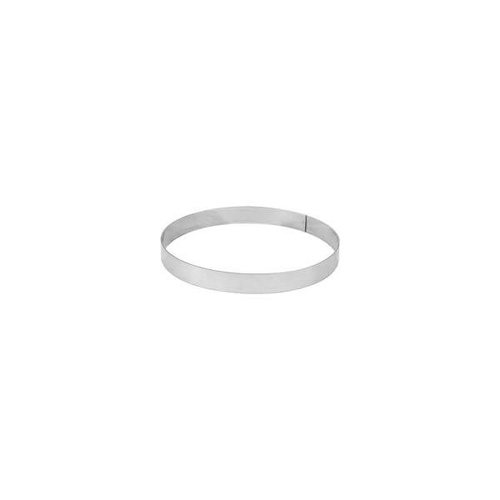 Tart Ring 240x20mm 18/8 Stainless Steel 