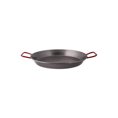 Pujadas Paella Pan 550mm Black Steel 