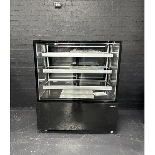 Demo Exquisite CDR312 - Square Glass Cake Display 1200mm