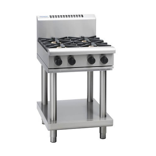 Waldorf RN8400G-LS - 4 Burner Gas Cooktop on Leg Stand