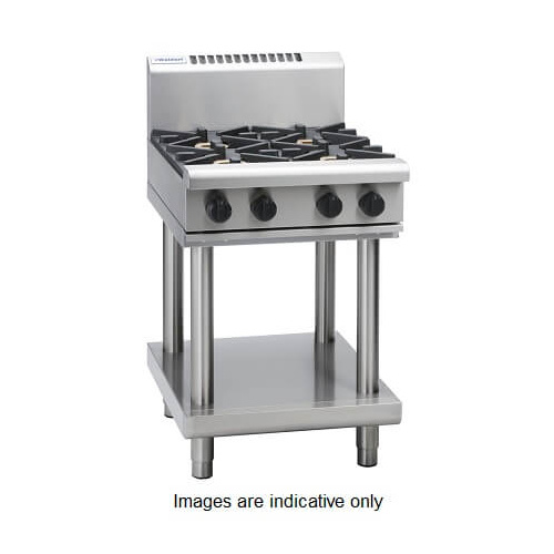 Waldorf RN8403G-LS - 2 Burner Cooktop + 300mm Griddle Plate with Leg Stand