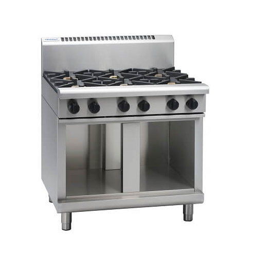 Waldorf RN8600G-CB - 6 Burner Gas Cooktop with Cabinet Base