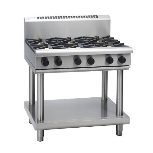 Waldorf RN8600G-LS - 6 Burner Gas Cooktop with Leg Stand