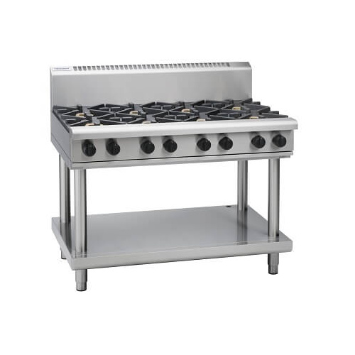 Waldorf RN8800G-LS - 8 Burner Gas Cooktop with Leg Stand