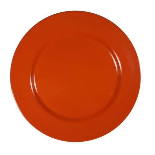 Superware Melamine Red Round Plate Rim 230mm (Box of 6)