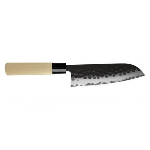 Tojiro DP Hammered 3-Layers Santoku Knife, 170mm