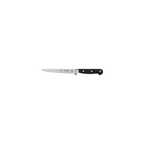 Tramontina Century Boning Knife Narrow Blade Forged Black Handle - 152mm